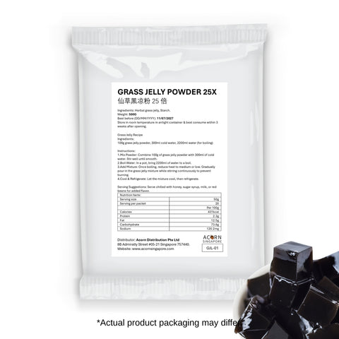 Grass Jelly Powder 黑凉粉 (25X) 500g