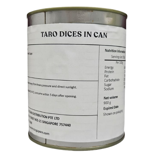 Taro Dices in Can 900g 芋头块