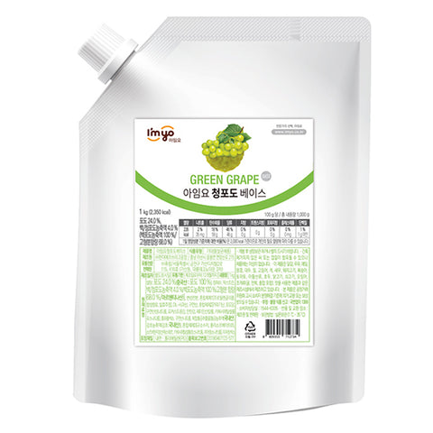 Imyo Green Grape Fruit Base - Acorn Distribution Pte Ltd