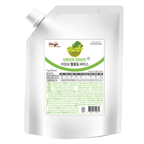 Imyo Green Grape Fruit Base - Acorn Distribution Pte Ltd