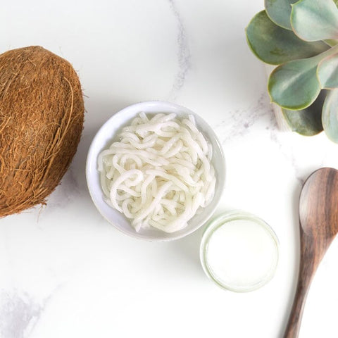 Acorn coconut noodles toppings